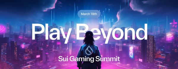 Play Beyond: Sui Gaming Summit Comes to GDC in March