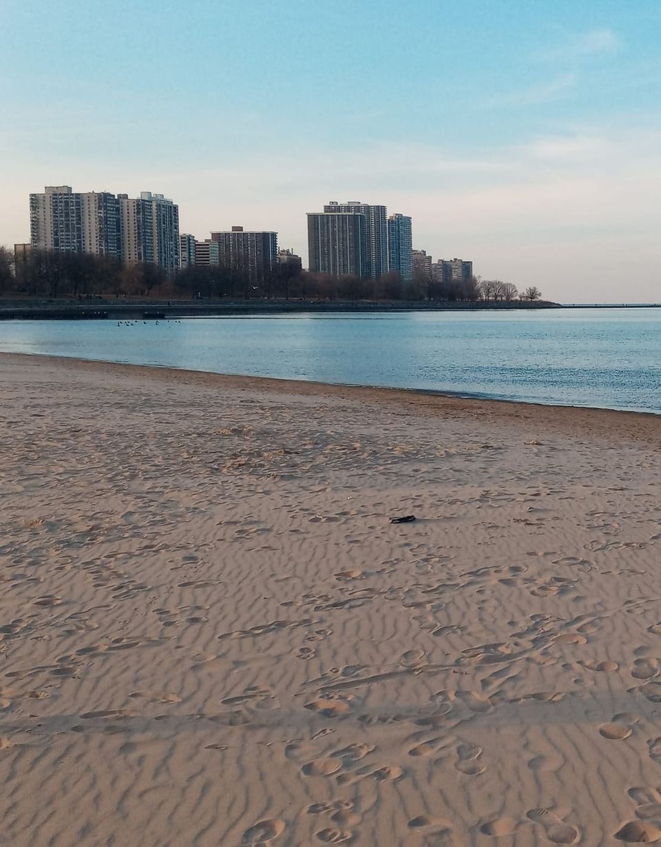 photo: Chicago lakefront, near Foster Avenue I think