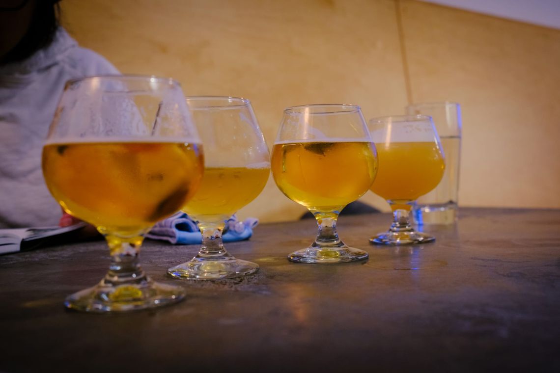 A tasting at Holy Mountain