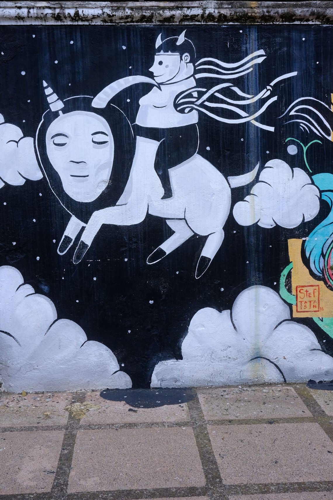 Found graffiti/mural