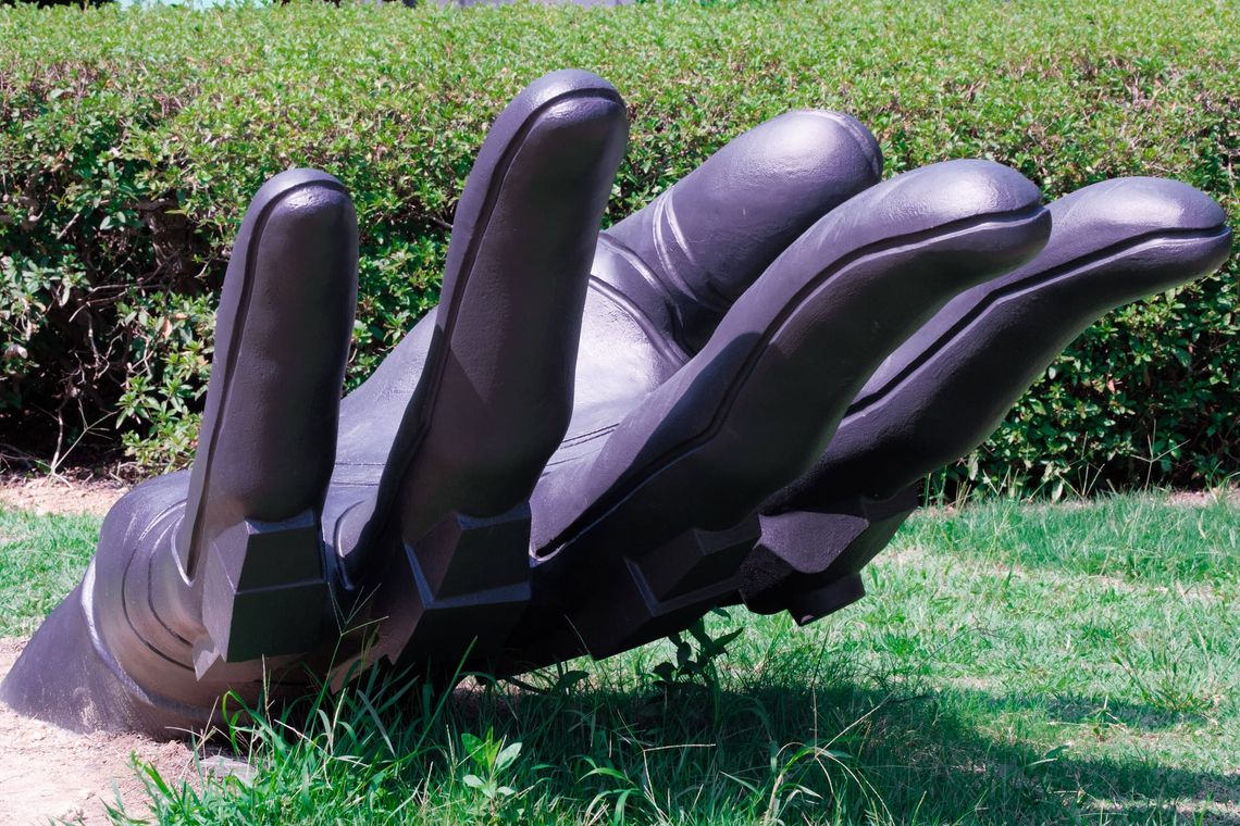 The hand of Evangelion