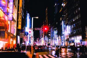 I love seeing Tokyo at night. This isn’t the most technical photo but even in the middle of the night the city is alive with light and people