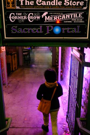 Entering the sacred portal in Port Townsend