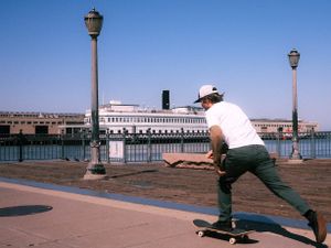 Skating in Embarcadero