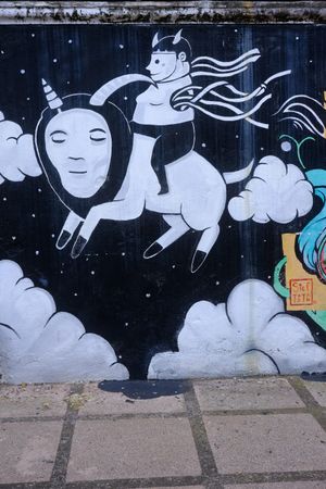 Found graffiti/mural