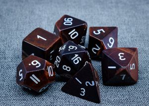 Tiger's eye (?) Dice