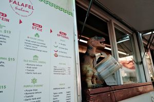 Dino in the Falafel Truck