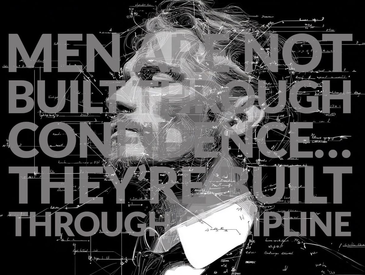 Men Are Not Built Through Confidence… They’re Built Through Discipline