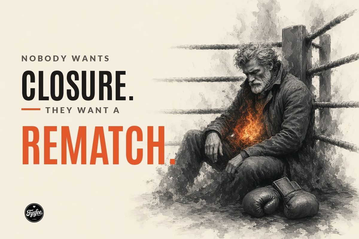 Nobody Wants Closure. They Want a Rematch.