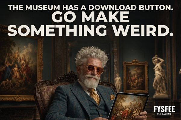 The Museum Has a Download Button. Go Make Something Weird.