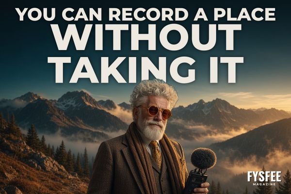 You Can Record a Place Without Taking It