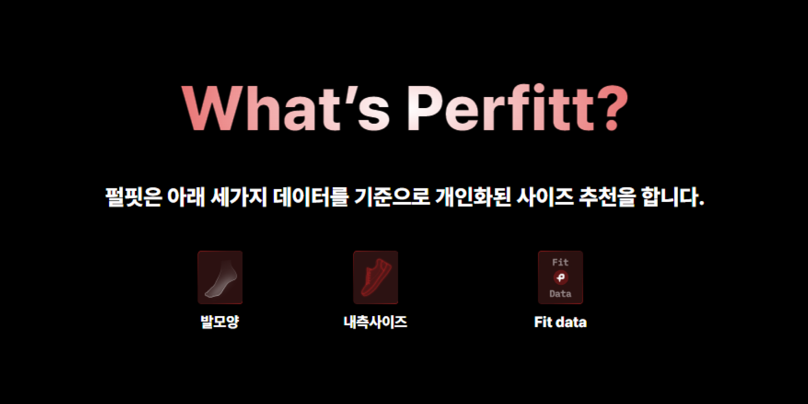 펄핏은 사이즈 반품없는 이커머스 생태계 구축을 비전으로 삼는 회사입니다