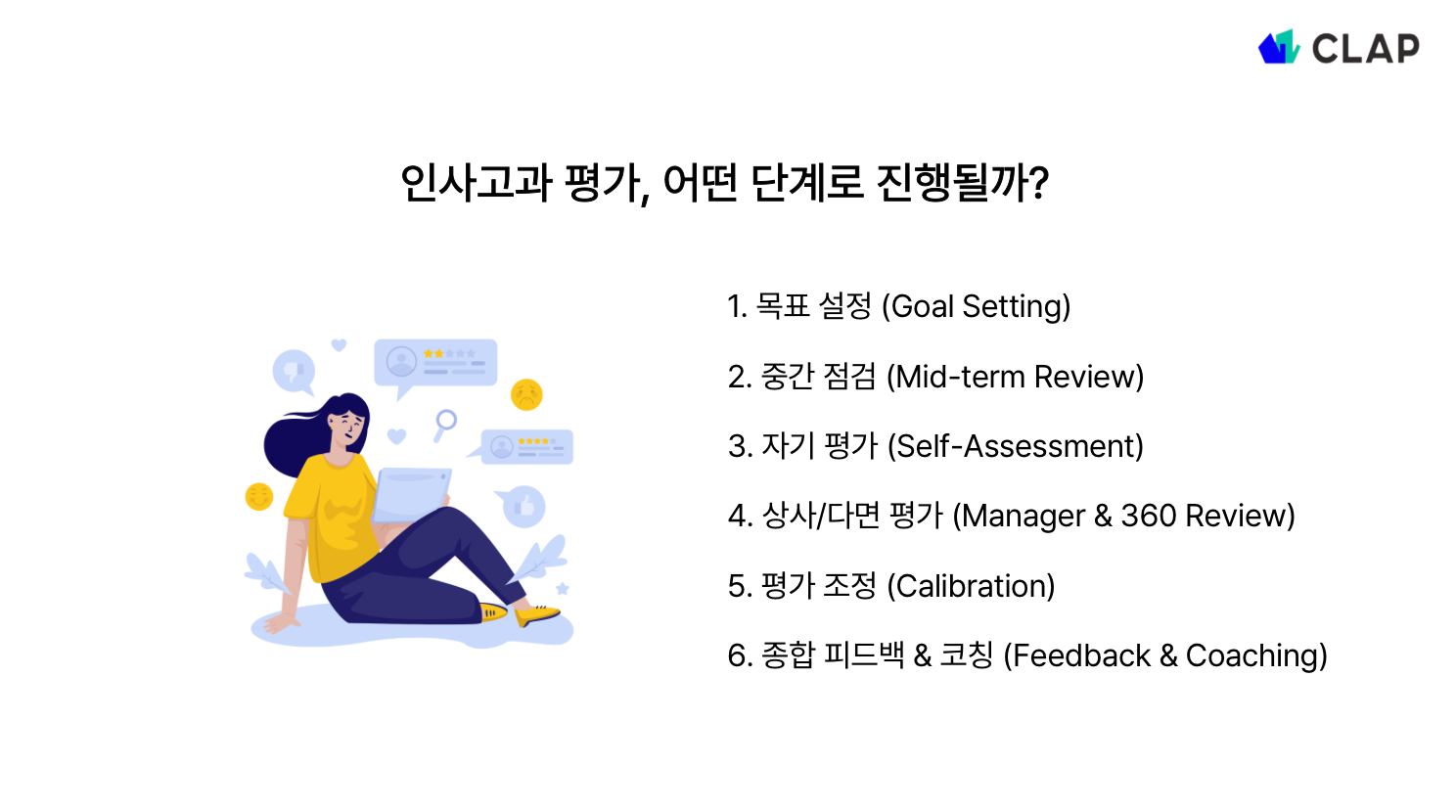 인사고과 평가 단계