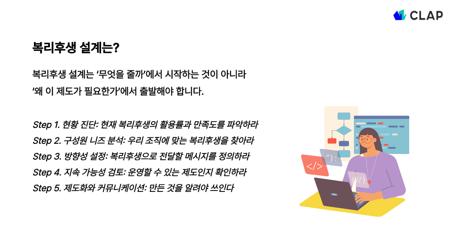 복리후생 설계 방법