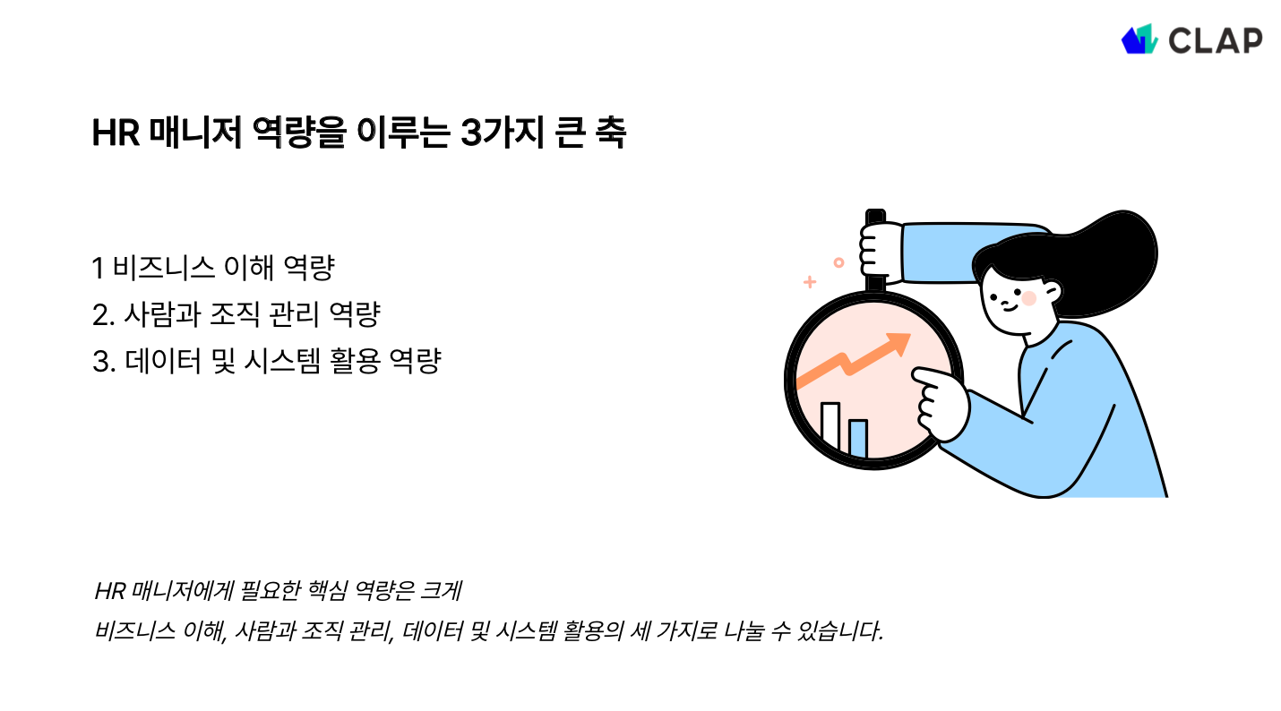 HR 매니저에게 필요한 핵심 역량