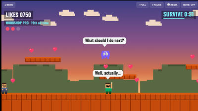 I built a video game about surviving my own workshop