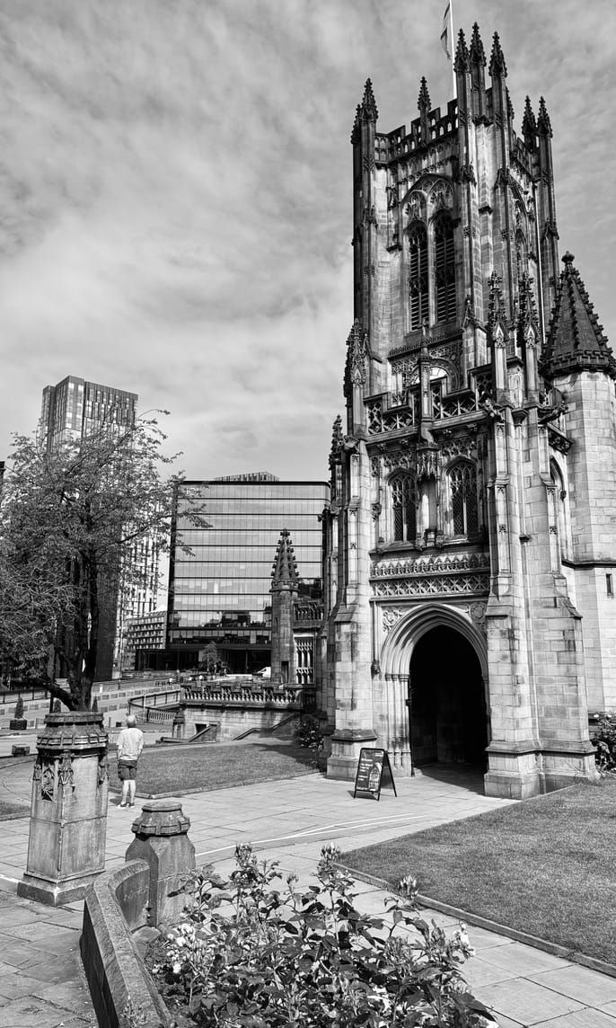 The good, the bad, and the ....... Manchester Cathedral's Neighbours.