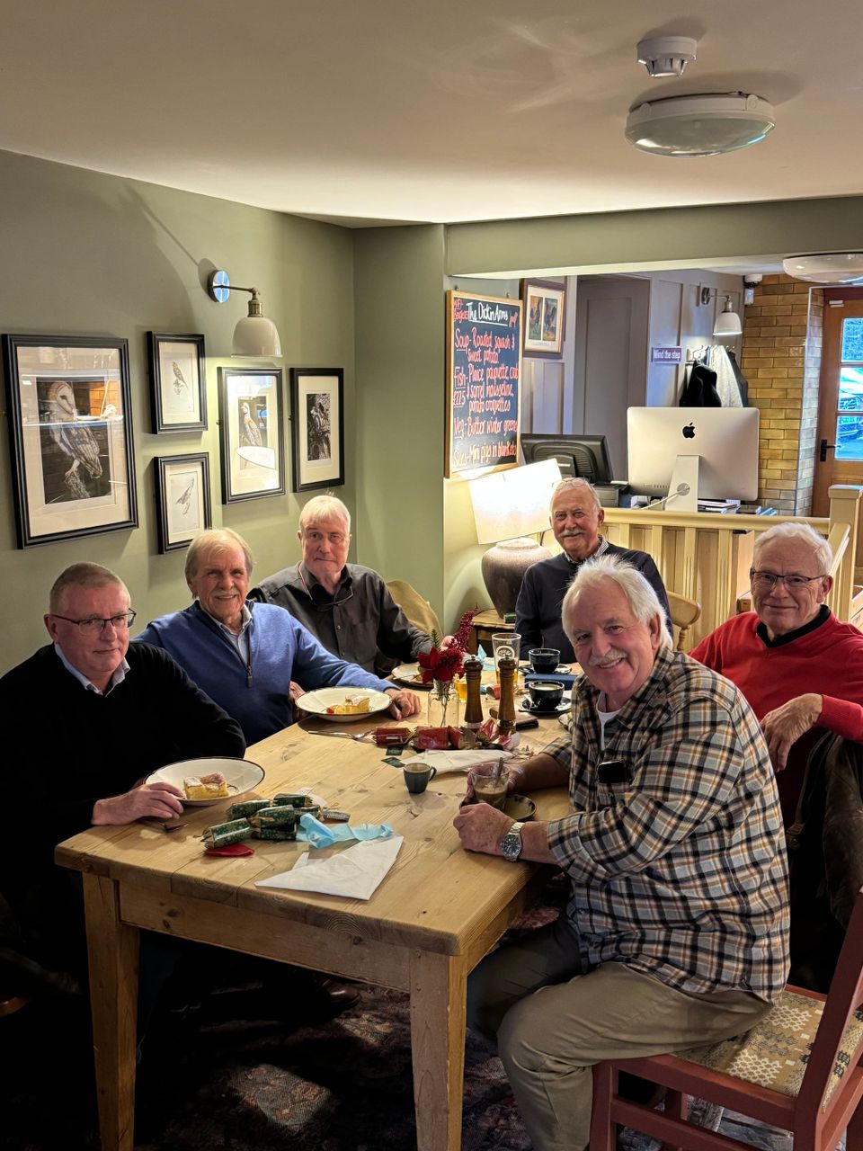 Christmas Lunch for the Whitty Wanderers' Lot.