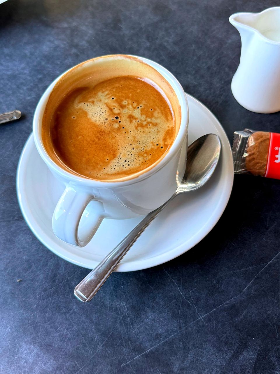 Morning Coffee on Slate