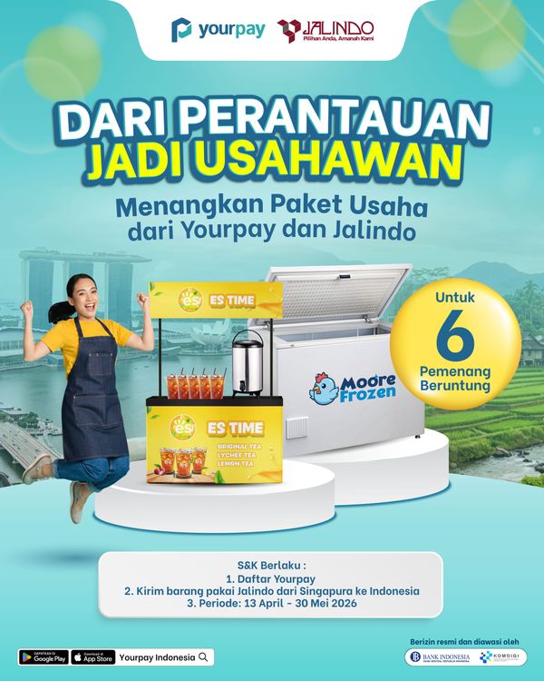Paket Usaha Gratis untuk kamu Pengguna Yourpay dan Jalindo!