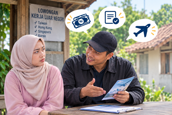 Awas ! Ciri Calo Penipu yang Sering Incar Calon Pekerja Migran