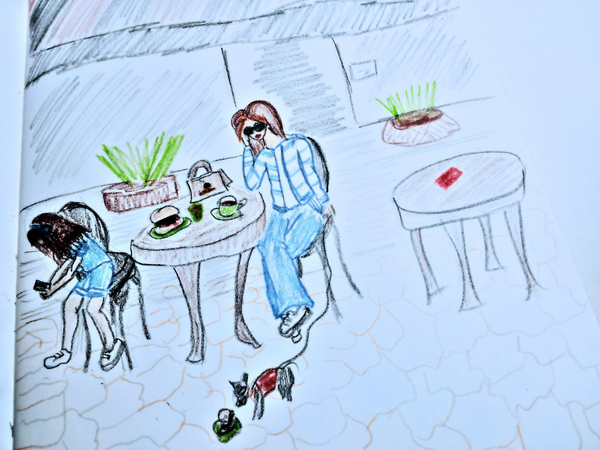 each in their own world...