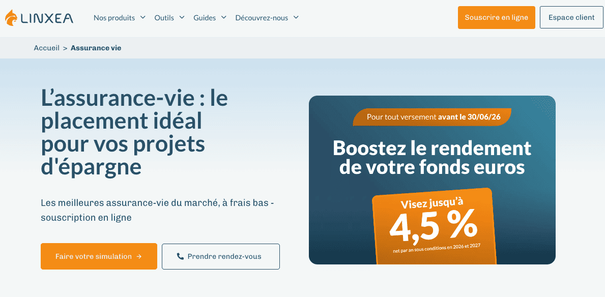 assurance vie linxea