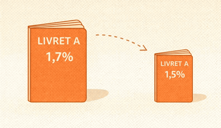 taux d'intérêt du livret A : nouvelle baisse le 1er février 2026