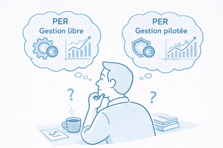 per gestion libre ou pilotée