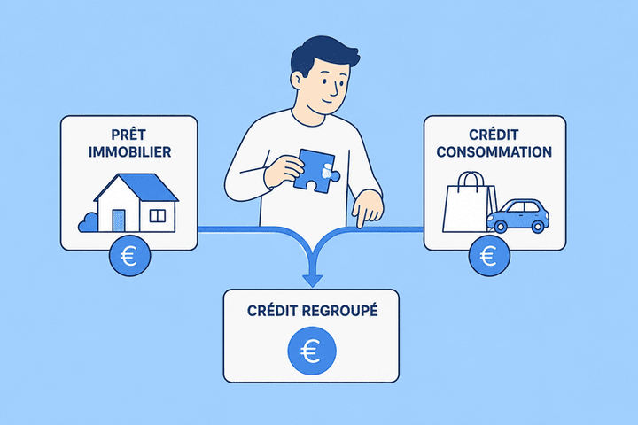 pret immobilier avec rachat credit consommation