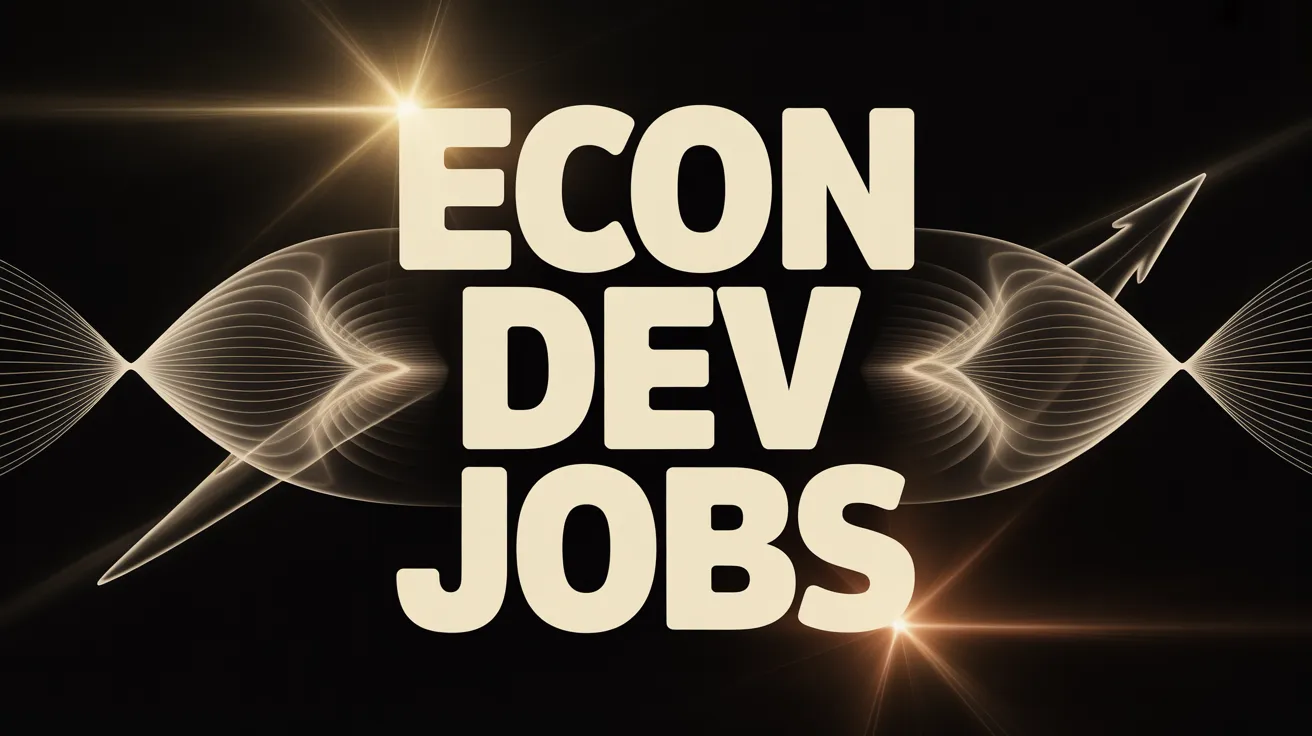 26 New Economic Development Jobs This Week