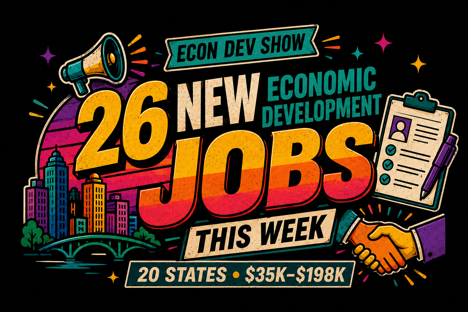 26 New Economic Development Jobs This Week