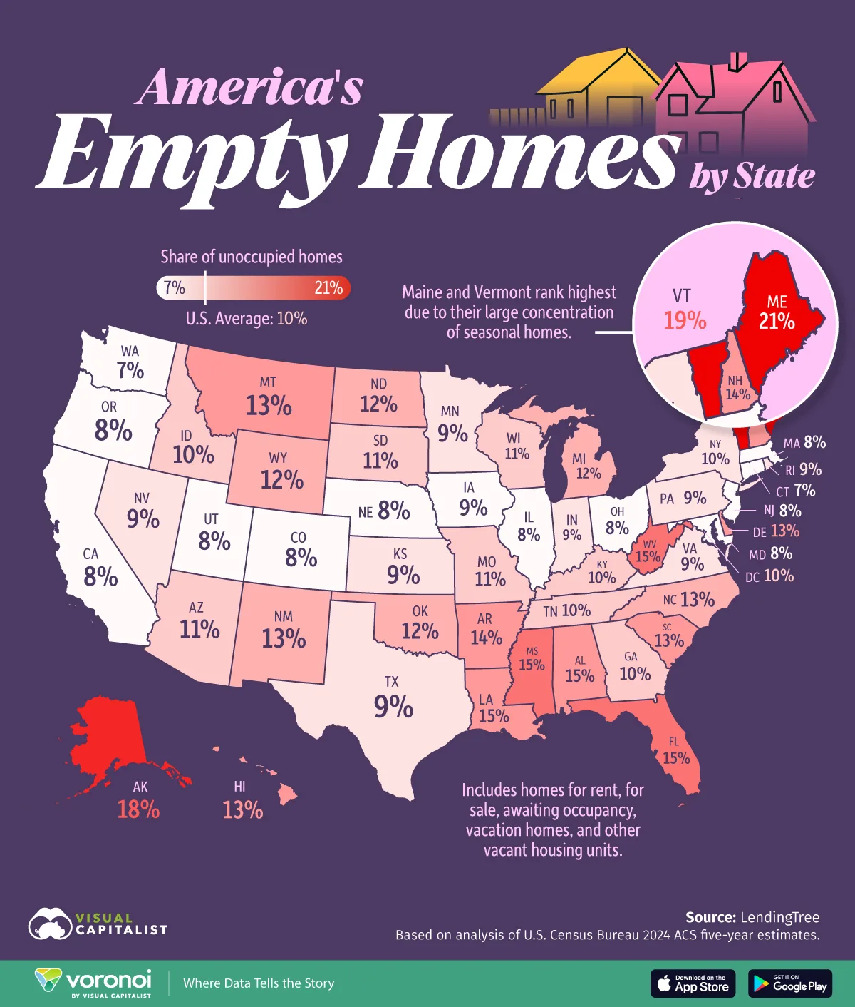 America's empty homes by state
