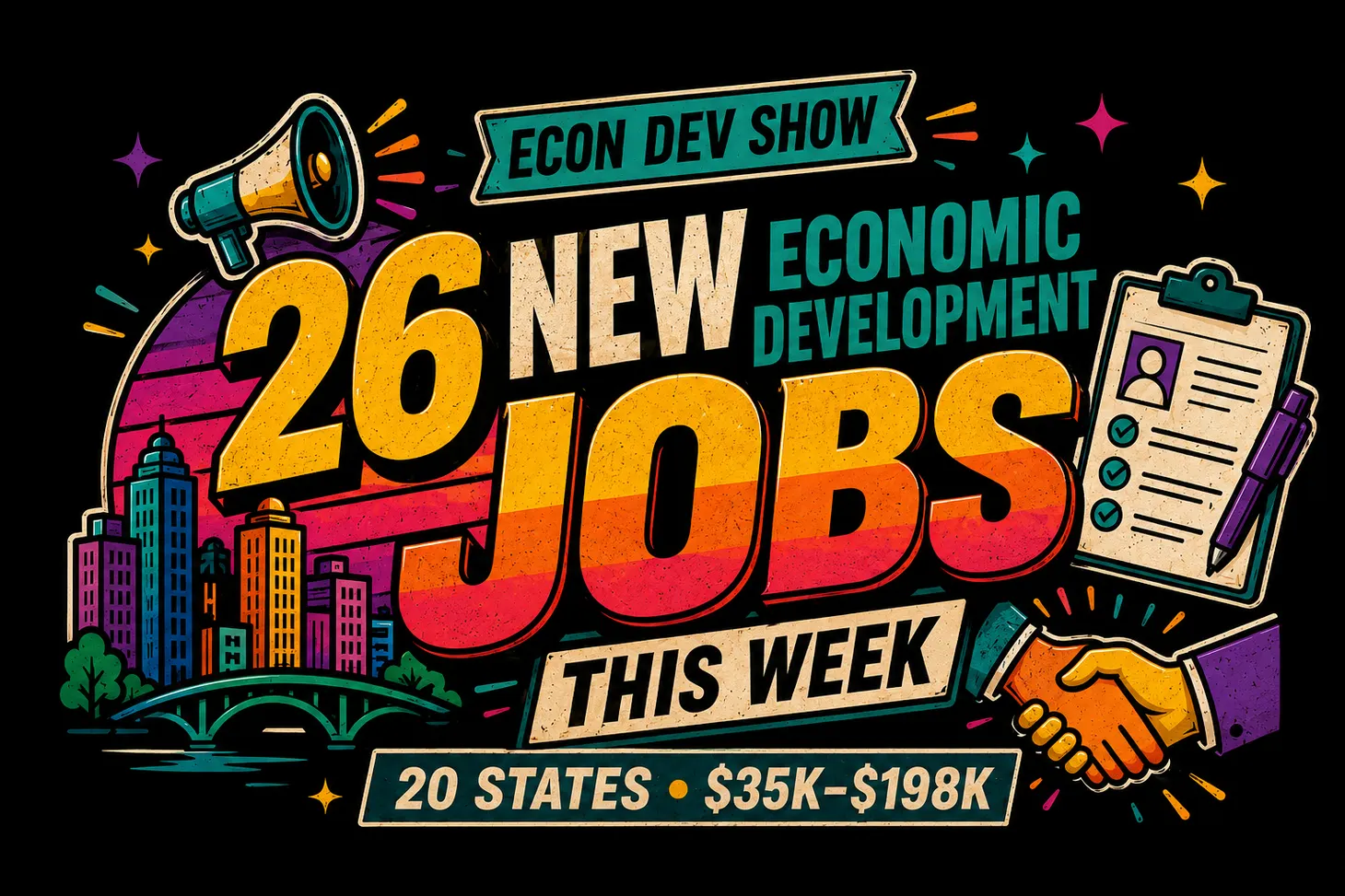 26 New Economic Development Jobs This Week
