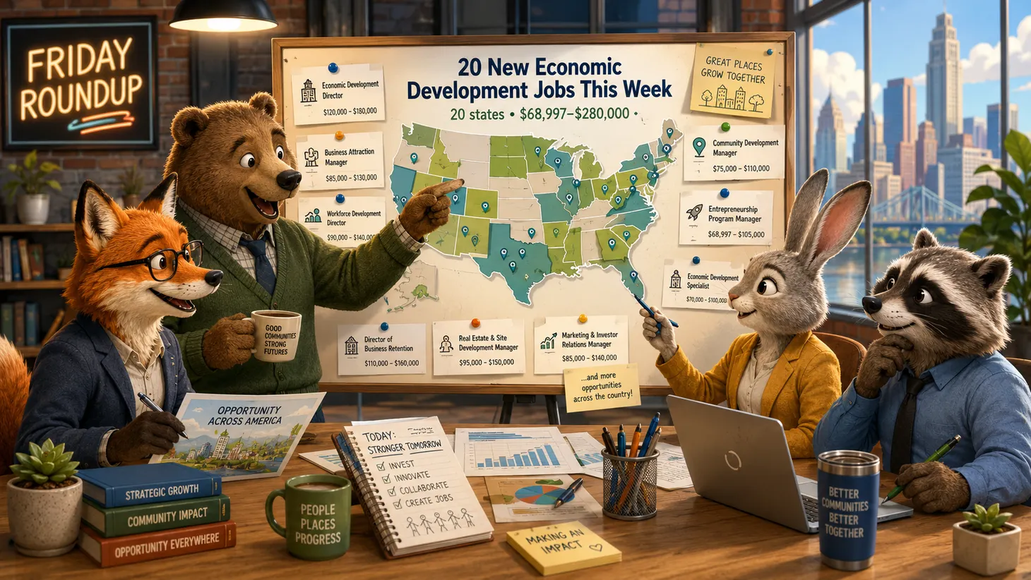 20 New Economic Development Jobs This Week