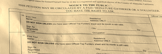 Source: Large Number of Price Recall Signatures Failing on Occupation Info; Thao Names Chief as 2 Police Commissioners Resign