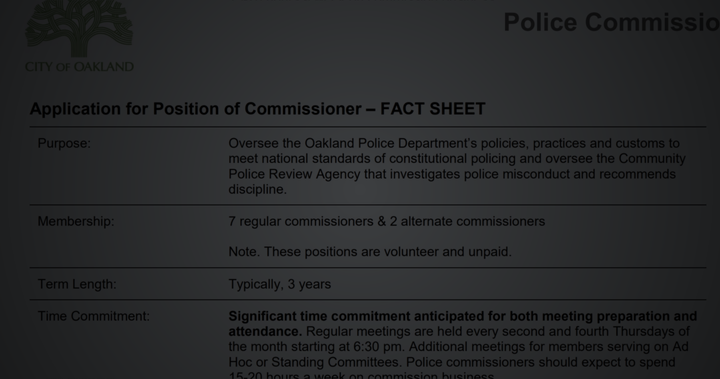 Police Commission Selection Panel Re-Submits Farmer/Acosta Reappointments at First Meeting After Council Rejected Them