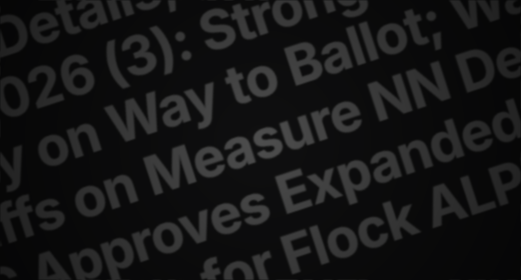 In the Details, Week Ending 6/7/2026 (3): Strong Mayor Likely on Way to Ballot; Wang Whiffs on Measure NN Delay; PAC Approves Expanded Rationales for Flock ALPR Search