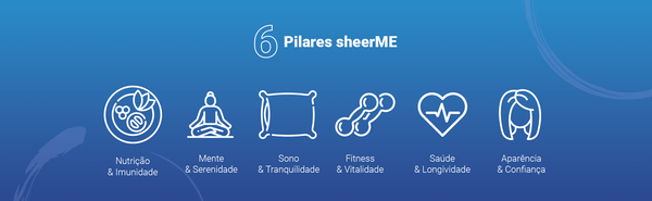 Os seis pilares de bem-estar da sheerME