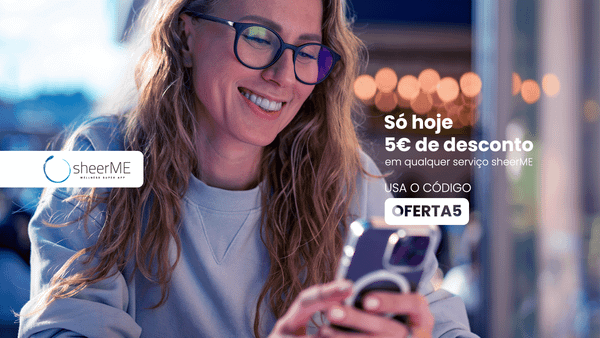 📣SÓ HOJE! Termina o ano em grande!💙Desconto de 5€ em qualquer serviço sheerME!