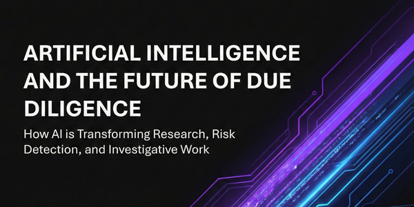 Cover of Applied AI for Due Diligence Research whitepaper