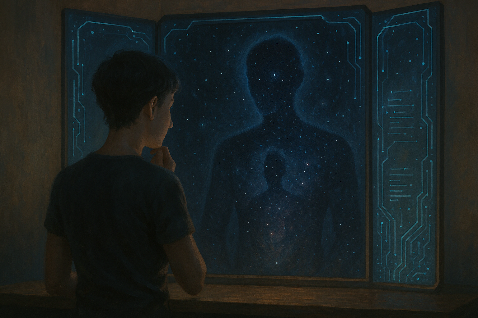 Examining the Mirror: How AI Helps Us See Ourselves Clearly