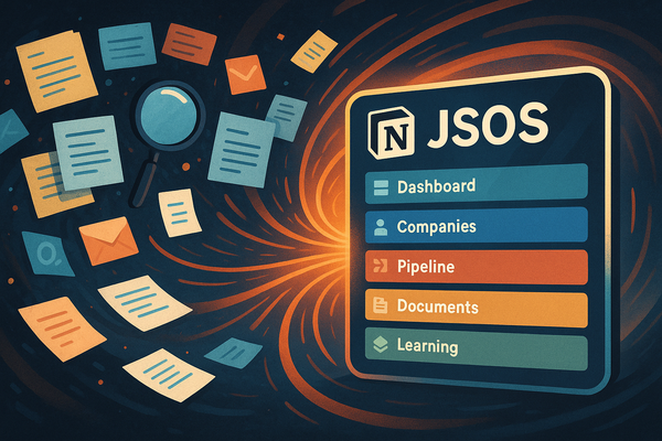 JSOS: Building the Job Search System I Actually Needed