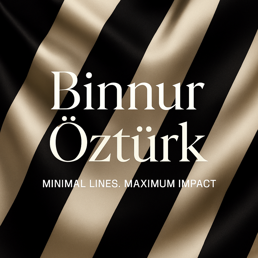 Striped Sophistication:Binnur’s Bold Lines & Silken Nights