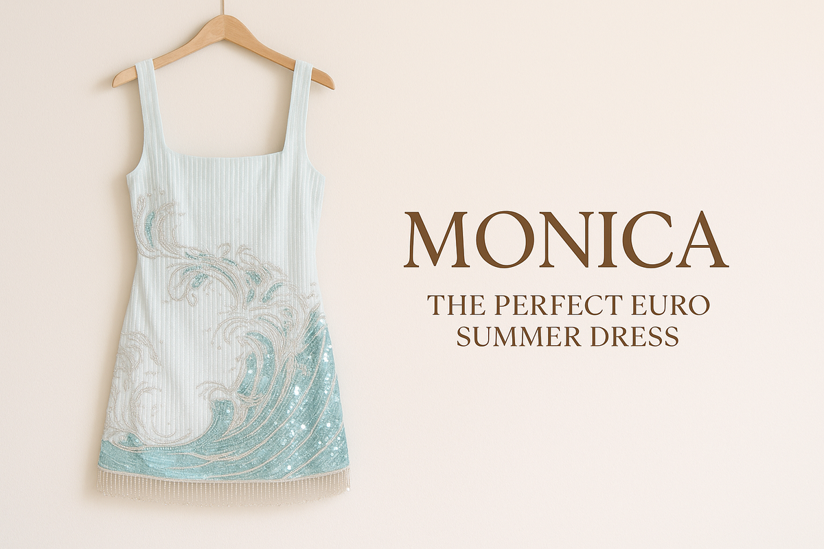 Waves of Elegance: A Euro Summer Fantasy in Aqua Embellishment