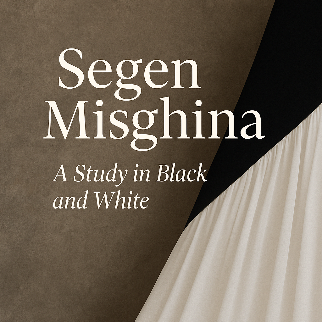 A Study in Black and White: Striking Evening Look