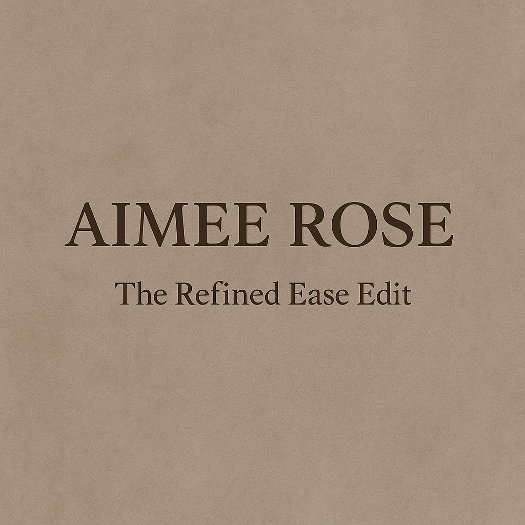 Urban Calm: Aimee Rose in Refined Balance