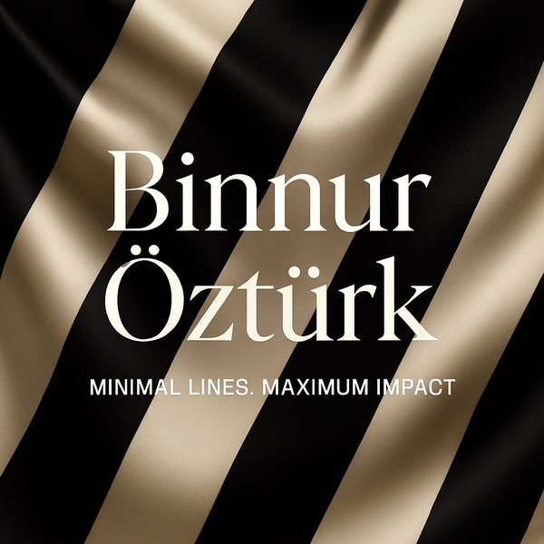 Striped Sophistication:Binnur’s Bold Lines & Silken Nights