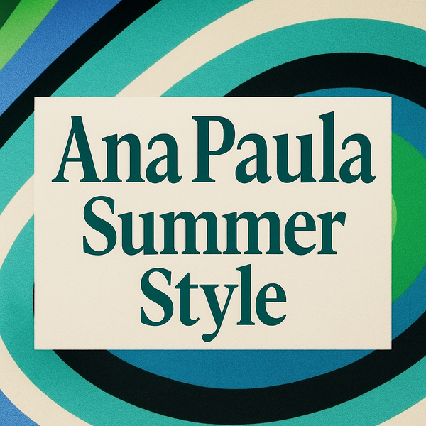 Geometry of Glamour:Sunset Silhouettes & Swirling Prints