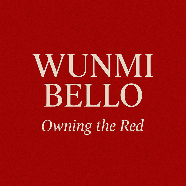 Scarlet Strength: Power in Draped Precision